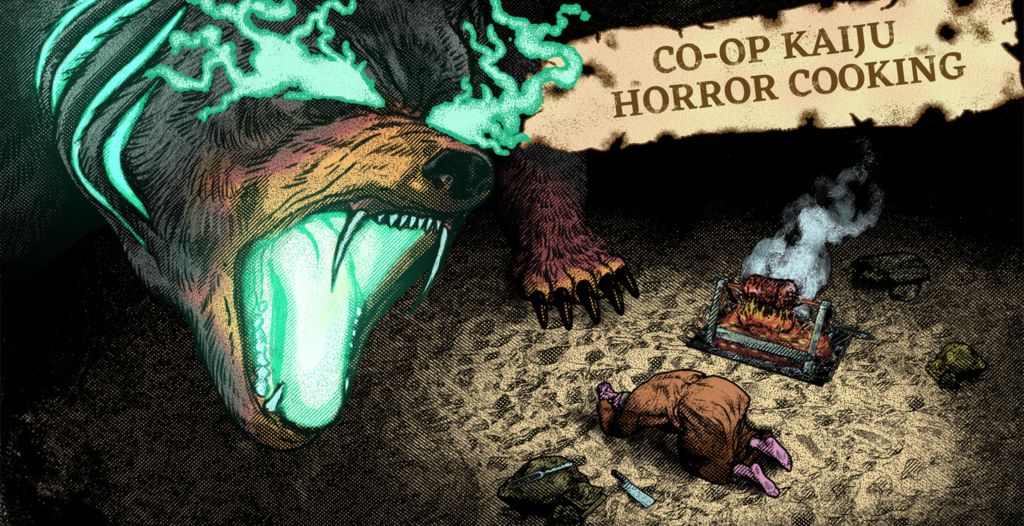Strange Scaffold Is Doing That Thing Again, You Know… Crazy Concept That Looks Insanely Fun. Welcome to Co-Op Kaiju Horror Cooking